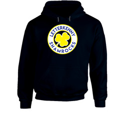 Letterkenny Shamrocks Hockey Logo Canadian Comedy Tv Fan Hoodie
