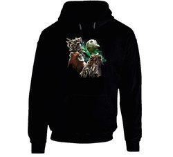 Three Ewok Moon Funny Star Wars Parody Joke Hoodie