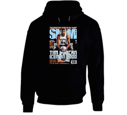 Slam Magazine Issue 47 Tim Duncan Popular Basketball Magazine Grunge Look Hoodie