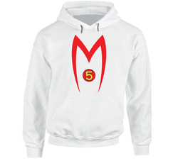 Speed Racer Mach 5 Car Logo Japanese Racing Cartoon Hoodie