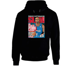 Slam Magazine Issue 30 Penny Hardaway Popular Basketball Magazine Grunge Look Hoodie