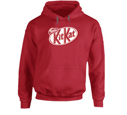 Chocolate Bar Logo Halloween Costume Red Hoodie