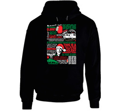 National Lampoon's Christmas Vacation Holiday Movie Quote Mashup Hoodie