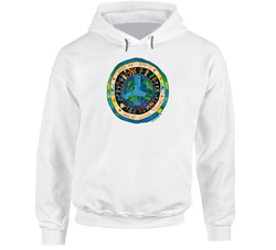Bless The Earth White Hoodie
