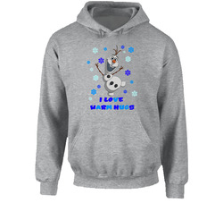 Olaf The Snowman From Frozen I Love Warm Hugs Hoodie