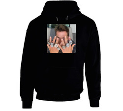 Tom Brady Superbowl Rings Sports Fan Hoodie