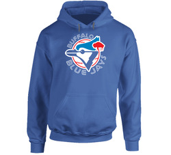 Buffalo Blue Jays Major League Baseball Team Toronto Blue Jays Bird Royal Blue Hoodie