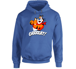 Tony The Tiger Cereal Mascot Retro Hoodie