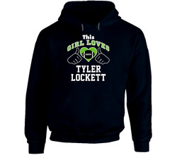 This Girl Loves Tyler Lockett Seattle Football Player Sports Fan Heart Hoodie