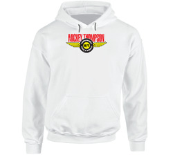 Mickey Thompson Automobile Car Truck Motorcycle Auto Parts Cool Distressed Style Brand Logo Emblem Hoodie