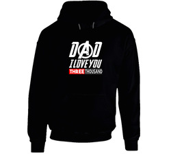 Dad I Love Black Hoodie