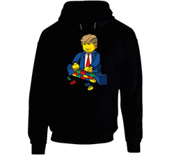 Donald Trump Building Blocks Lego Wall Hoodie