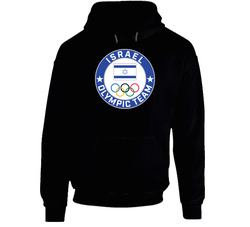 Israel Winter Olympic Team Pyeongchang 2018 Round Logo Hoodie