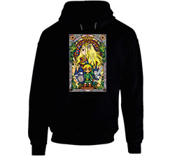 Legend Of Zelda Stain Glass Video Game Hoodie