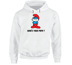 Papa Smurf Retro Smurf Cartoon Hoodie
