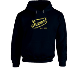 Vintage Motorcycle Logo Triumph Hoodie