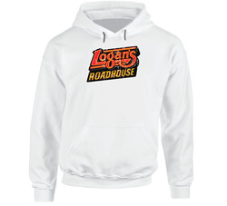 Logans Roadhouse Fast Food Restaurant Distressed Look Hoodie