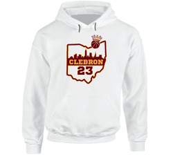 Clebron Lebron James Cleveland Cavaliers Basketball King Hoodie