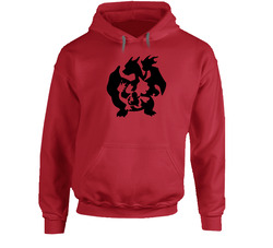 Charmander Charmeleon Charizard Pokemon Hoodie