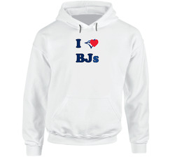 I Heart Bjs Funny Toronto Blue Jays White Hoodie