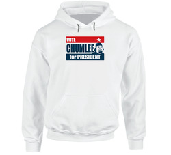 New Vote Chumlee For President Funny White Hoodie