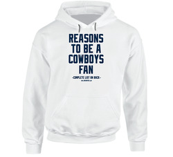 Anti Dallas Cowboys, The No Reasons To Be A Cowboys Fan T-shirt, Nfl Gag Gift Hoodie