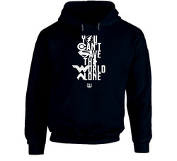 You Cant Save The World Alone Justice League Movie Poster Fan Trending Cool Hoodie