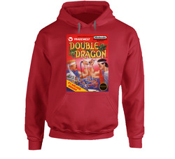 Double Dragon Nintendo Game Cover Hoodie