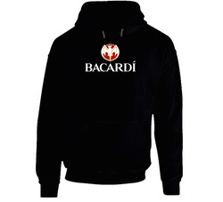 New - Bacardi Rum Beer Black Hoodie