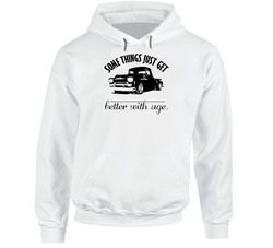 1958 Chevrolet Pick Up Truck Better With Age Vintage Car Hoodie
