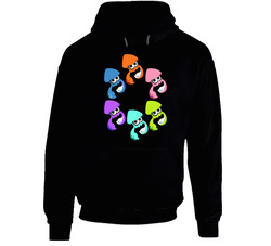 Splatoon - Inkling Squids - Black Hoodie
