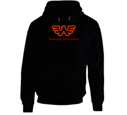 Waylon Jennings Logos 2 Hoodie