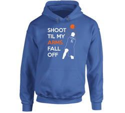 Kevin Durant Shoot Till My Arm Falls Off Basketball Hoodie
