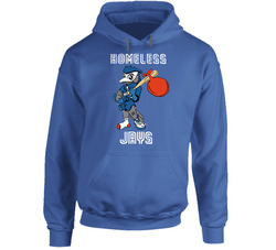 Homeless Jays Toronto Baseball Blue Hoodie
