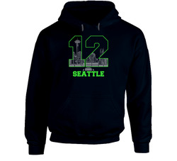 Cool Seattle Seahawks 12th Man T Shir Hoodie