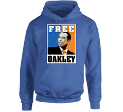 Free Oakley New York Basketball Charles Oakley Hoodie
