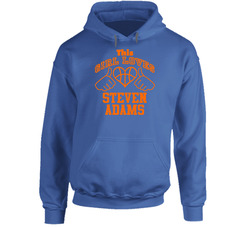 Steven Adams This Girl Loves Heart Oklahoma City Basketball Hoodie