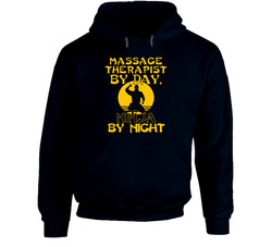 Massage Therapist By Day Ninja By Night Funny Hoodie