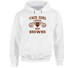 This Girl Loves Her Cleveland Browns Football Hoodie