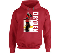 Ken Dryden Montreal Classic Goalie Pose Hoodie