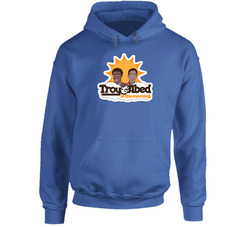 Troy And Abed In The Morning Community Blue Hoodie