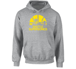 Seattle Supersonics Retro Basketball Hoodie