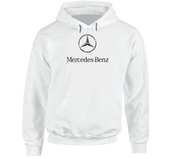 Mercedes Benz Automobile Car Truck Motorcycle Auto Parts Cool Distressed Style Brand Logo Emblem Hoodie