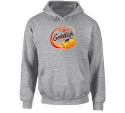 Goldfish Baked Snack Crackers Pepperidge Farm Distressed Logo Vintage Hoodie