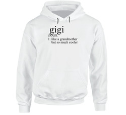 Gigi Noun Language Definition Grandma Grandmother Mother's Day Gift Hoodie