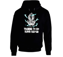 Training Sp Saiyan Vegeta 2 Black Hoodie
