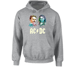 Ac Dc Color Charcoalgrey Hoodie