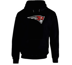 Patriots Buccaneers Logo Mashup Brady Football Fan Hoodie