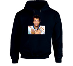 Tom Brady 6 Rings 6 Championships New England Football Fan Hoodie