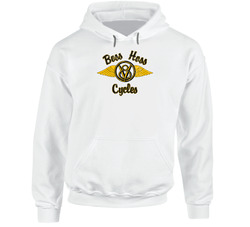 Boss Hoss Cycles Automobile Car Motorcycle Parts Cool Distressed Style Brand Logo Emblem Hoodie